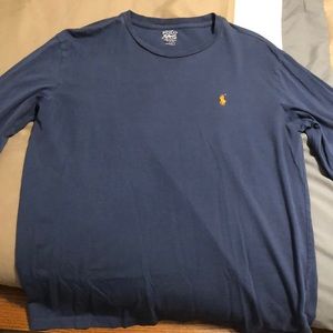 Long sleeved polo shirt